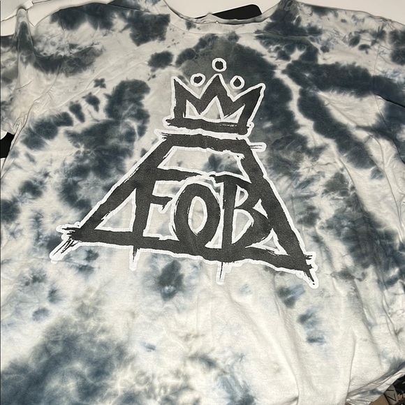 Anvil Black and White Tie-Dye Short Sleeve Tee - Picture 5 of 5